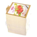 100 / Pack Small Square Cake Cardboard Pad Thick Rigid Golden Cake Mousse Cake Mat - Image 7