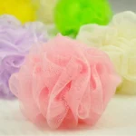 5 PCS Flower Bath Ball Bath Tubs Cool Ball Bath Towel Scrubber Body Cleaning Mesh Shower Wash Sponge,Random Color Delivery - Image 3