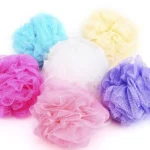 5 PCS Flower Bath Ball Bath Tubs Cool Ball Bath Towel Scrubber Body Cleaning Mesh Shower Wash Sponge,Random Color Delivery - Image 6