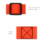 PVC Material Waterproof Adjustable Dual Loop Pet Dogs Collar, Suitable for Ferocious Dogs, Size: S, Collar Size: 24-36 cm - Image 4