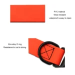 PVC Material Waterproof Adjustable Dual Loop Pet Dogs Collar, Suitable for Ferocious Dogs, Size: S, Collar Size: 24-36 cm - Image 5