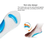 Women Silicone Gel Massage Arch Support Insoles Orthotic Flatfoot Prevent Foot Cocoon High Heels Shoes Pad ,Random Color Delivery - Image 5