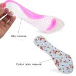 Women Silicone Gel Massage Arch Support Insoles Orthotic Flatfoot Prevent Foot Cocoon High Heels Shoes Pad ,Random Color Delivery - Image 7