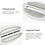 Multifunction Household Handheld Steamer Travel Portable Hand - Held Steam Hanging Hot Machine Ceramic Bottom with Flannelette Brush & Hair Brush & Measuring Cup,EU Plug - Image 7