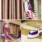 Multifunction Household Handheld Steamer Travel Portable Hand - Held Steam Hanging Hot Machine Ceramic Bottom with Flannelette Brush & Hair Brush & Measuring Cup,EU Plug - Image 9