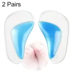 2 Pairs Kids Gel Insoles Orthopedic Arch Support Insoles for Child Shoes Flatfoot Corrector Pads Baby Toddler Insole, Size: L