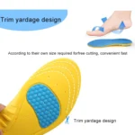 1 Pair Stretch Breathable Absorbent Deodorant  Sports Tourism And Leisure Comfort Cushioning Insole, Size: S(34-36Yards) - Image 6