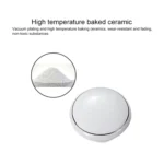 10 PCS 5085 Large Gold Ring Bellflower Pattern Single Hole Ceramic Cabinet Handle - Image 3