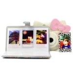 Rose Pattern 3 inch DIY PU Mini Creativity Insert Type 32 Pages Exquisite Photo Album for Polaroid - Image 4