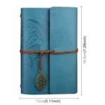 Creative Retro Autumn Leaves Pattern Loose-leaf Travel Diary Notebook, Size: M - Image 4