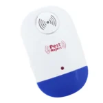 Electronic Ultrasonic Mosquito Rat Pest Control Repeller with LED Light, US Plug, AC90V-250V (White+Blue) - Image 2