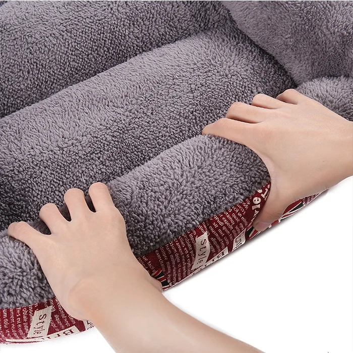 HC7969BH_2.webp Four Seasons Genuine Warm Pet Dog Kennel Mat Teddy Pomerang Dog Mat, Size: XXL, 95×72×18cm - Image 3