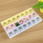 7 Day 21 Slots Pill Medicine Storage Box Pill Vitamins Organizer Box - Image 3