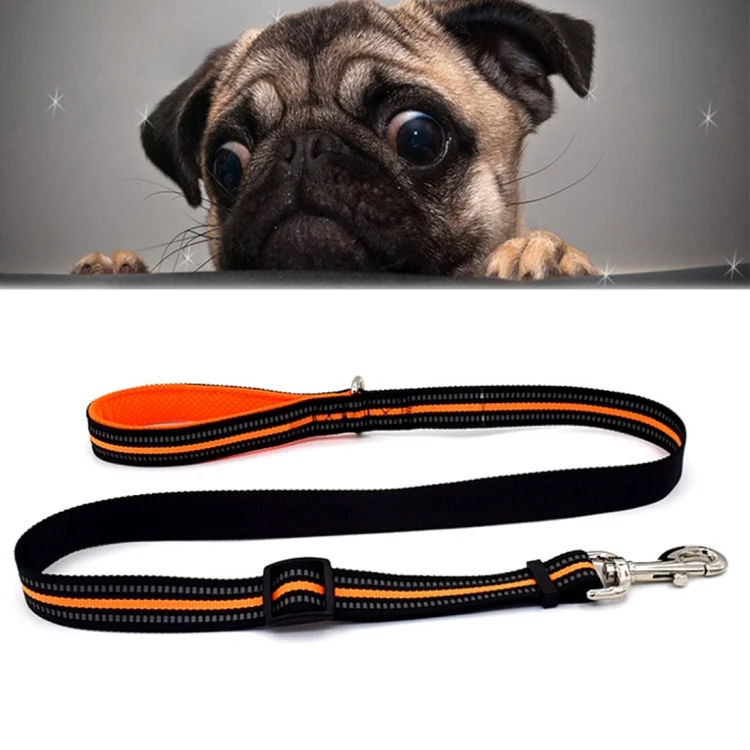 HC8092E.webp Pet Dogs Nylon Night Reflective Breathable Handheld Traction Lead Leash, Size: S, Adjustable Range: 2.0*(100-140cm) - Image 1