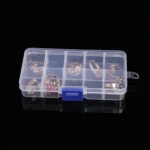 10 PCS Removable Grid Plastic Box Organizer for Jewelry Earring Fishing Hook Small Accessories, Size: Small, 10 Slots - Image 4