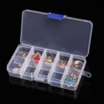 10 PCS Removable Grid Plastic Box Organizer for Jewelry Earring Fishing Hook Small Accessories, Size: Small, 10 Slots - Image 5