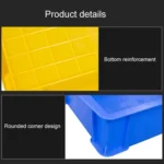 Thick Multi-function Material Box Brand New Flat Plastic Parts Box Tool Box, Size: 20.7cm x 13.7cm x 6.4cm - Image 3
