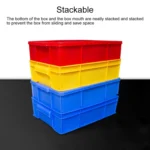 Thick Multi-function Material Box Brand New Flat Plastic Parts Box Tool Box, Size: 25.3cm x 18cm x 7.4cm - Image 4