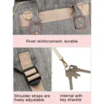 Multi-functional Double Shoulder Bag Handbag Waterproof Oxford Cloth Backpack, Capacity: 16L - Image 10