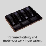 Durable Four-frame ABS Cash Coin Register Insert Tray Cashier Drawer Storage Cash Register Tray Box Classify Organizer - Image 5