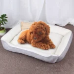 Dog Bone Pattern Big Soft Warm Kennel Pet Dog Cat Mat Blanket, Size: XS, 50×40×15cm