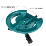Garden Automatic Rotating Nozzle 360 Degree Rotary Automatic Sprinkler Garden Lawn Watering Nozzle Irrigation Nozzle with 1/2 inch Water Hose Connector - Image 3