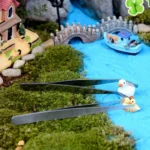 4pcs Stainless Steel Plants Cleaner Tool Crooked Tweezer Plants Cleaning Tool Aquarium Maintenance Tools Marine Aquarium Live Plants Tweezers,Length:17cm - Image 5