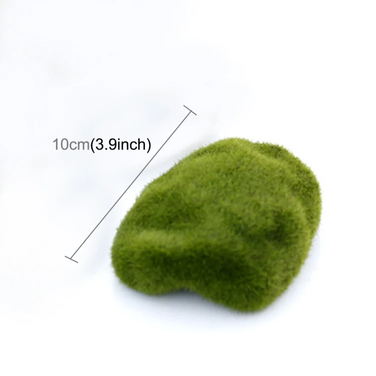 HC8528_1.webp Simulation of False Moss Simulation of Bryophyte Stone Moss Flocking False Lawn Micro Landscape Decoration Accessories,Diameter:10cm - Image 2