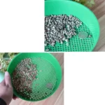 Plastic Mesh Sieve Soil Sieve PE Plastic Net Glasses of Gardening Tools Gardening Supplies, Sieve Diameter: 3 x 3.5mm - Image 4