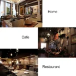 Retro Wooden Round Single-sided Gear Clock Arabic Number Wall Clock, Diameter: 35cm - Image 6