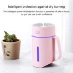 ML-S2 Water Cup Shape Intelligent Mute LED Night Light Atomized Humidifier Air humidification Machine - Image 7