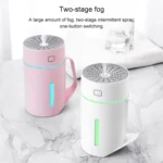 ML-S2 Water Cup Shape Intelligent Mute LED Night Light Atomized Humidifier Air humidification Machine - Image 8