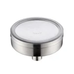 Removable and Washable 304 Stainless Steel Round Pressurized Top Spray Shower Head, Size: 118mm