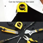 deli Retractable Ruler Measuring Tape Portable Pull Ruler Mini Tape Measure, Length: 5m - Image 5