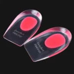 1 Pair Women Silicone Gel Comfort Heel Cups Pads Half Pads, Size: L - Image 3