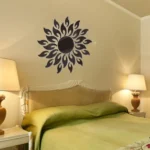 Sunflower Mirror Wall Sticker Bedroom Living Room Decoration Wall Stickers - Image 3