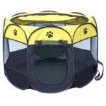 Fashion Oxford Cloth Waterproof Dog Tent Foldable Octagonal Outdoor Pet Fence, S, Size: 73 x 73 x 43cm