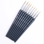 9 in 1 Art Supplies Weasel Hair Brush Watercolor Hook Line Brush Depict the Edge Pen Oil Painting Pen - Image 3