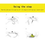 Multifunctional Outdoor Sports Waterproof High Stretch Faux Leather Fabric Single Waist Bag with Night Reflective Strip, Random Color Delivery - Image 5