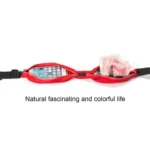 Multifunctional Outdoor Sports Waterproof High Stretch Faux Leather Fabric Double Waist Bag with Night Reflective Strip, Random Color Delivery - Image 4