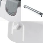 Kitchen Wall Mounted Cling Film Holder Wrap Storage Rack Hanger Rack Cutting Device, Size: 39 x 10 x 24cm - Image 9