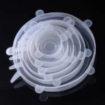 6 PCS / Set Food Grade Silicone Sealing Lids Fresh Keeping Covers - Image 2