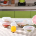 6 PCS / Set Food Grade Silicone Sealing Lids Fresh Keeping Covers - Image 7