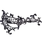 Halloween Masquerade Party Dance Sexy Lady Semi-eyed Face Lace Mask - Image 2