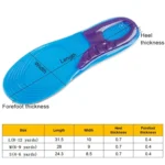 1 Pair Military Training Shock Resistance Sports Insoles Soft and Comfortable Stretch Thick Insoles, Size: M(38-42 Yards) - Image 8