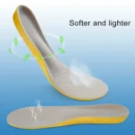 1 Pair PU Breathable Soft Sports Shock-absorbing Insole Sweat-absorbent Foot Pad Elastic Shoe Insert, Size: M(6-9 Yards) - Image 6