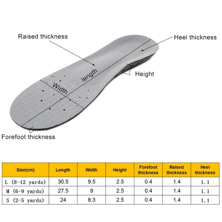 HC9012B_4.webp 1 Pair PU Breathable Soft Sports Shock-absorbing Insole Sweat-absorbent Foot Pad Elastic Shoe Insert, Size: L(8-12 Yards) - Image 5