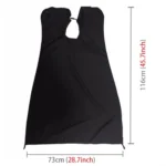 Professional Beard Apron Premium Salon Shaving Grooming Trimmings Facial Hair Catcher with Suction Cups - Image 2