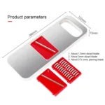 C321 Multifunctional Household Kitchen Stainless Steel Vegetables Cutter Potato Grater - Image 3