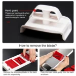 C321 Multifunctional Household Kitchen Stainless Steel Vegetables Cutter Potato Grater - Image 5